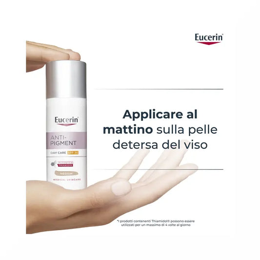 Eucerin Anti-Pigment Crema Giorno SPF 30 Colorata Medium 30ml