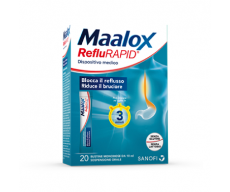MAALOX REFLURAPID 20 BUSTINE