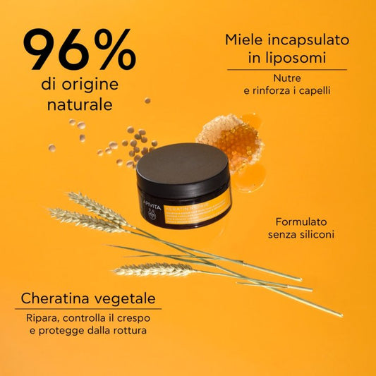 Mask Nourish&Repair Keratin&Honey Apivita 200ml