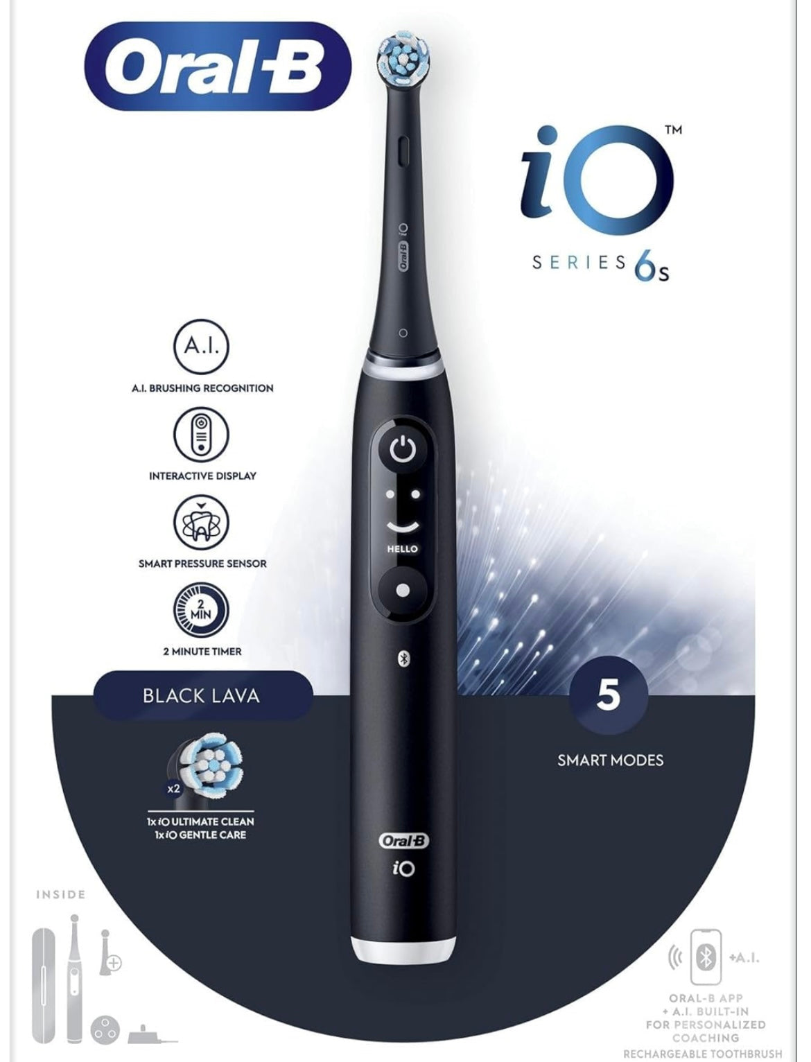 Oral-B Spazzolino Elettrico iO 6 Nero