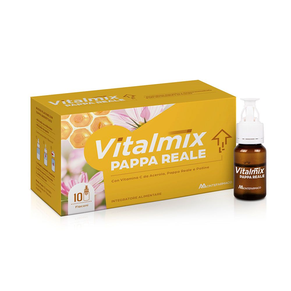 Vitalmix Pappa Reale Energia per l'Organismo Tonico con Vitamina B 10Flaconcini