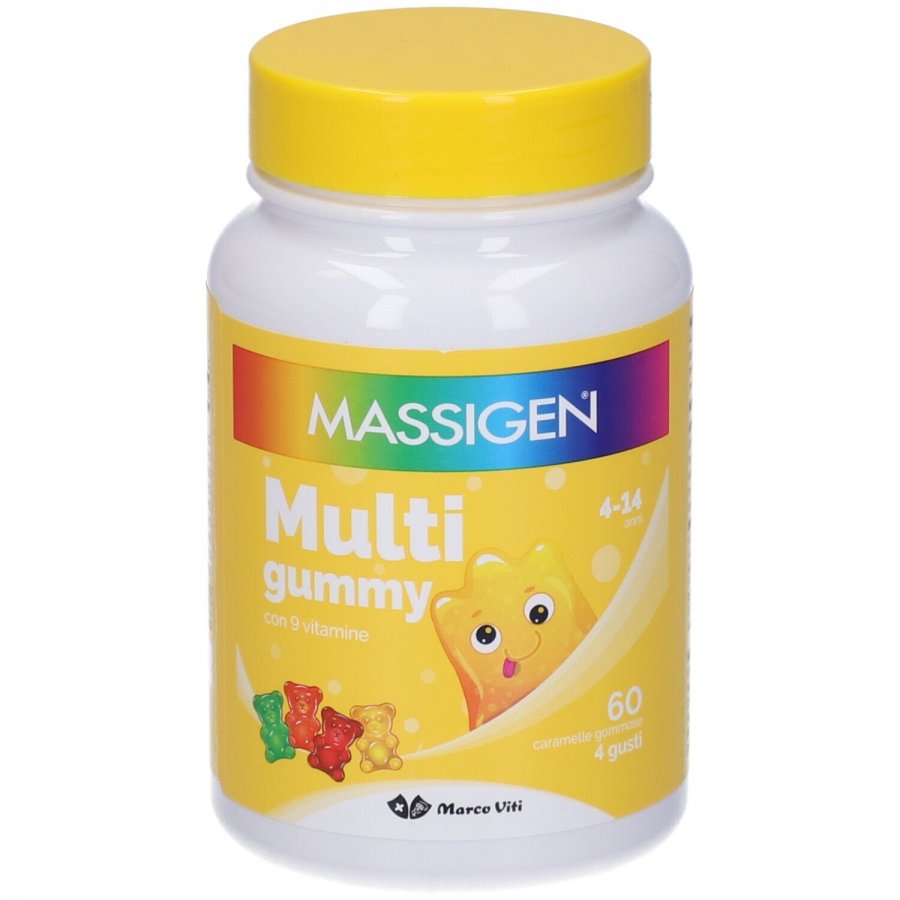 Massigen Multi Gummy, 60 Caramelle Gommose