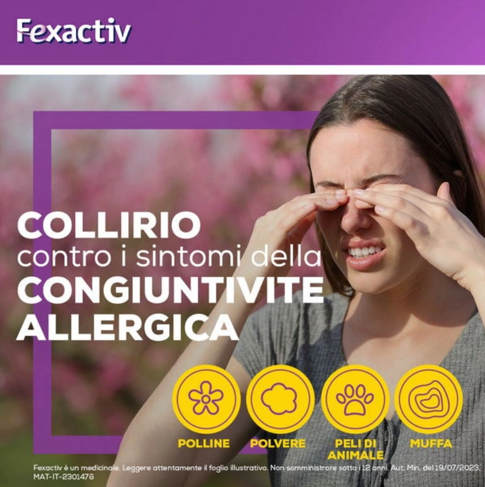Fexactiv Collirio 10 Flaconcini 0,5ml