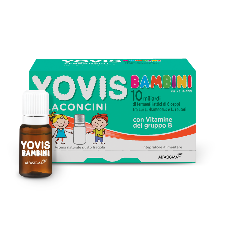 Yovis Bambini 10 Miliardi Alfasigma 10 Flaconcini Fragola
