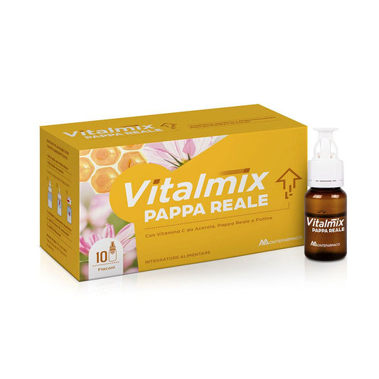 Vitalmix Pappa Reale Energia per l'Organismo Tonico con Vitamina B 10Flaconcini