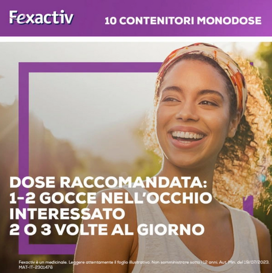 FEXACTIV Collirio  10 Contenitori monodose da 0,5 ml