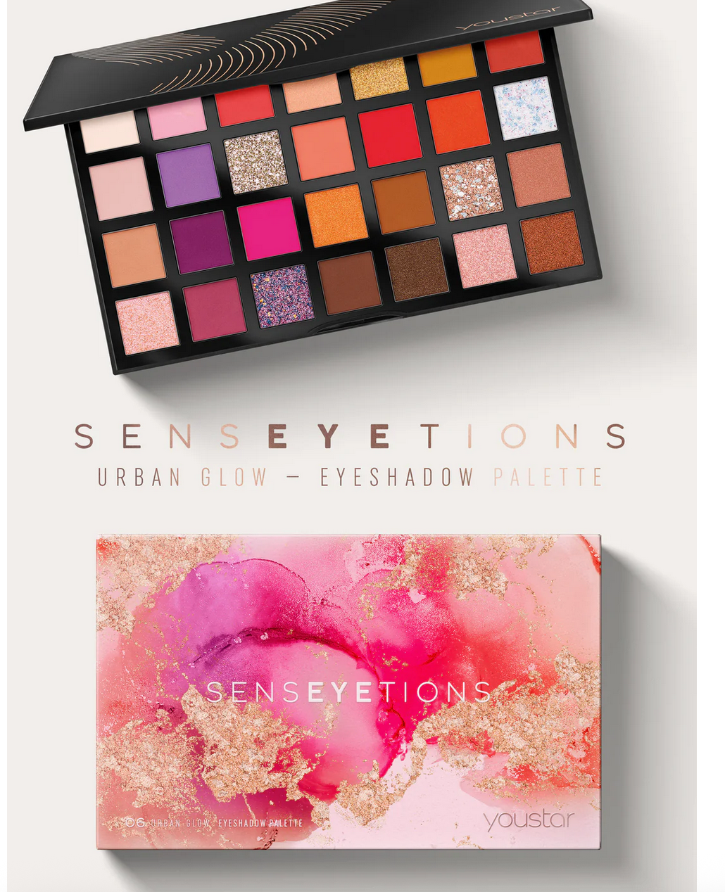Youstar SENSEYETIONS Eyeshadow Palette 06 URBAN GLOW