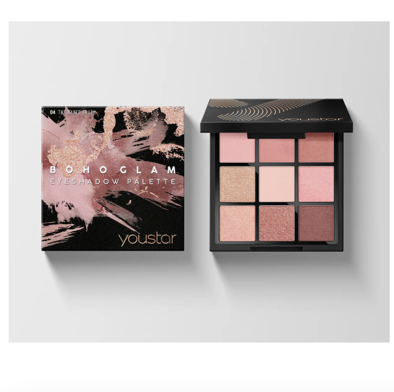 Youstar BOHO GLAM Eyeshadow Palette 04 - La verità nuda