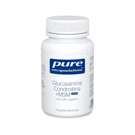 PURE ENCAPSULATIONS GLUCOSAMINA CONDROITINA + MSM 30 CAPSULE